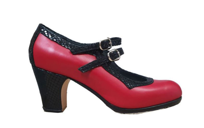 La Tani Stylo 2 Correas. Chaussures de Flamenco pour Personnaliser de Gallardo